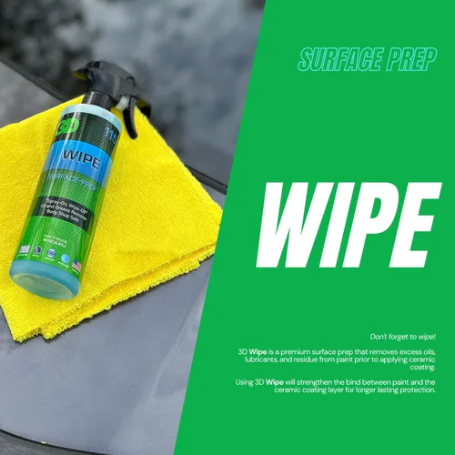 Vista 2 de 3D Wipe Preparación de Superficie para Revestimiento Cerámico - Elimina Aceites y Lubricantes Excesivos de Pintura y Vidrio Antes de la Aplicación