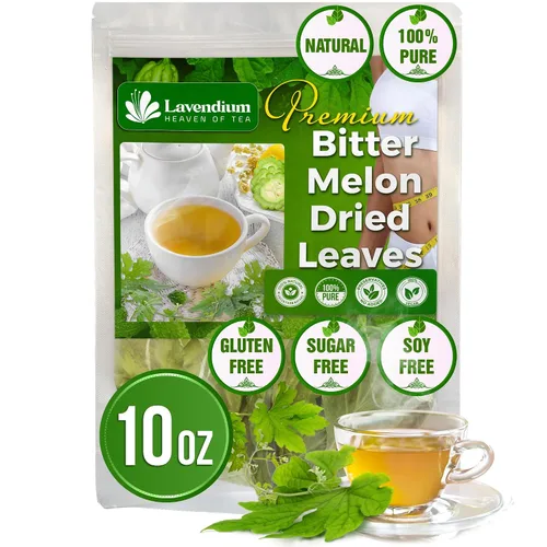Vista 19 de Lavendium Bolsas de té de melón amargo, sin cafeína, 60