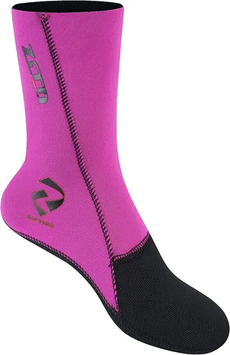 Vista 4 de ZCCO Calcetines de neopreno para hombre y mujer, 0.118 in, botines de neopreno para zapatos de piel de arena, surf, buceo, esnórquel, playa
