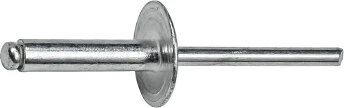 Vista 7 de Remaches Pop de Brida Grande - 1/8" x 1/2" (50 piezas) Resistentes, de Extremo Abierto, Aluminio Resistente a la Corrosión, Alta Resistencia a