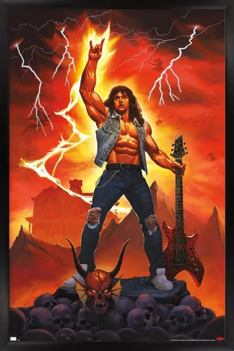 Vista 7 de Trends International Netflix Stranger Things: Season 4 - Póster de roca en la pared, 14.725 x 22.375 pulgadas, versión enmarcada de madera