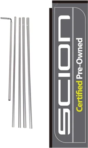 Vista 15 de Bandera de pluma rectangular para concesionario de automóviles con kit de poste y pico de tierra, compatible con carteles de Audi Carlot