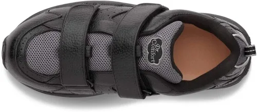 Vista 4 de Dr. Comfort Winner-X - Zapatos terapéuticos para diabéticos de profundidad extra para hombre