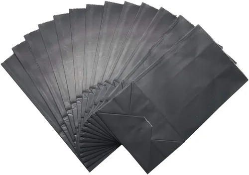 Vista 2 de Artseen Bolsas de papel de recuerdo de fiesta para fiestas y celebraciones, bolsas de papel tratadas de 5.10 x 3.10 x 9.4 pulgadas (24 unidades)