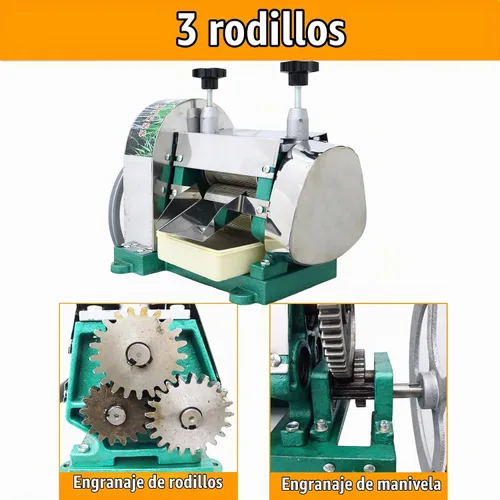 Vista 2 de Máquina manual del exprimidor de la caña de azúcar, acero