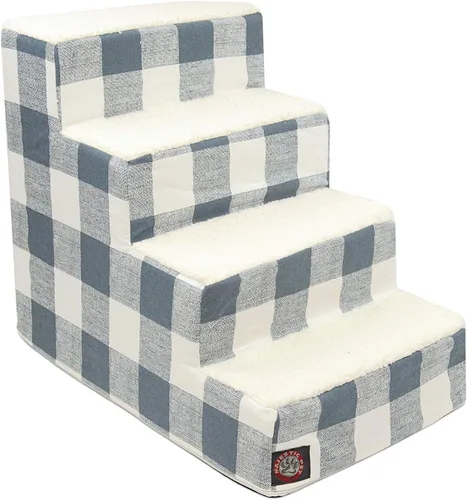 Vista 36 de Majestic Pet - Escaleras portátiles para mascotas suave escalón de espuma de sherpa escalones para perros y gatos rampa para cachorros