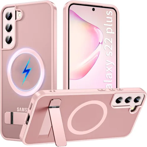 Vista 19 de Funda OWKEY Samsung Galaxy A13 5G, Funda Magnética para Teléfono con Soporte y Protector de Pantalla, Funda Protectora Antihuellas y a Prueba de A13