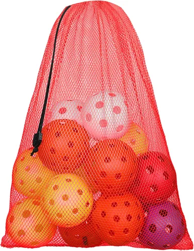 Vista 54 de GSE Games & Sports Expert Bolsa de malla con cordón para béisbol, pelotas de pickleball, pelotas de golf, gimnasio, equipo de natación, lavandería