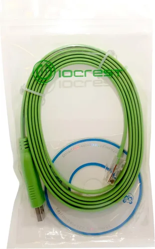 Vista 8 de USB 2.0 a RJ45 RS232 Cisco Consola Routers Switches Servers Cable FTDI 1.8M SI-ADA24048