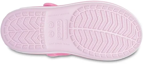 Vista 6 de Crocs Sandalias Crocband para niños Rosa Bailarina