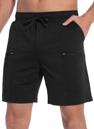 Vista 8 de M MAROAUT Pantalones cortos deportivos para hombre de 7 pulgadas, bolsillos con cremallera adicionales, pantalones cortos de entrenamiento