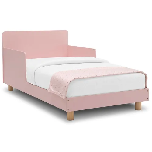 Vista 5 de Delta Children GapKids - Cama para niños pequeños, color rubor, natural + babyGap TrueSleep para cuna y colchón para niños pequeños (paquete)