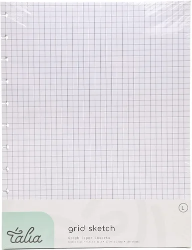 Vista 4 de Talia - Recambios para cuaderno con espiral (Páginas en blanco (negro), Junior (5.5 x 8.5 pulgadas))