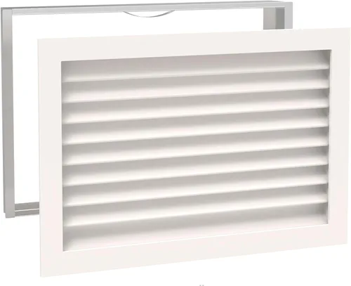 Vista 16 de Worth Home Products - Rejilla de retorno de CA de lujo de 12 pulgadas de ancho x 12 pulgadas de alto x 3 pulgadas de profundidad solo para paredes