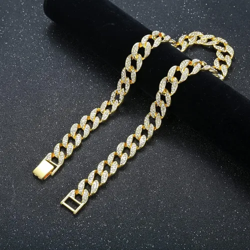 Vista 4 de Miami Cuban Link Chain Necklace 15mm