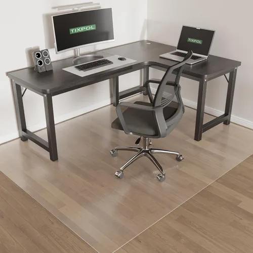 Vista 13 de Chair Mat for Carpet, 36" x 48" Office Chair Mat for Carpeted Floors, Non-Slip Carpet Protector Floor Mat with Grips, Plastic Heavy-Duty Rolling