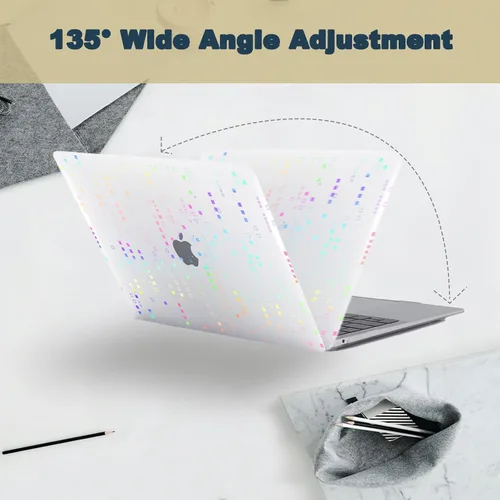 Vista 105 de Funda compatible con MacBook Air de 11 pulgadas 2015-2010 A1465 A1370, diseño impreso de plástico para laptop, carcasa protectora Air de 11.6