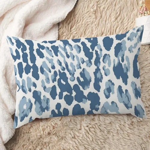 Vista 10 de ArogGeld Funda de cojín lumbar con estampado de guepardo rosa intenso, almohada con estampado de leopardo fucsia para decoración de granja, funda