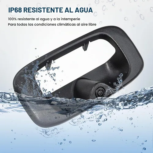 Vista 4 de Cámara de respaldo con enchufe RCA para manija de puerta trasera EWAY para Chevy Silverado GMC Sierra 1999-2006 1500 2500 3500 HD Classic, reemplaza