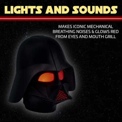 Vista 5 de Paladone Star Wars Darth Vader - Luz con sonido - Con licencia
