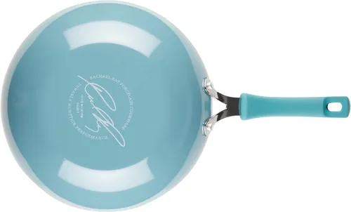 Vista 10 de Rachael Ray Sartén antiadherente Cook + Create de 10.5 pulgadas, color azul agave