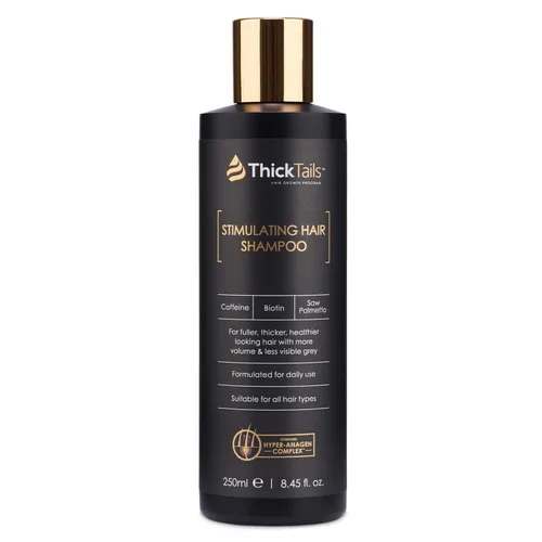 Vista 9 de ThickTails Acondicionador para el crecimiento del cabello para mujeres con biotina, cafeína y palma enana americana, acondicionador espesante sin