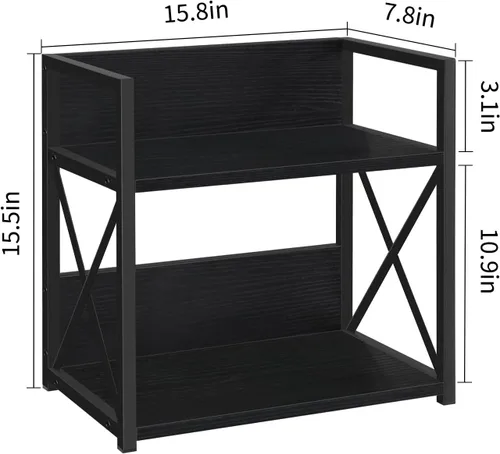 Vista 3 de YINMIT Organizador de Estante de Encimera, Accesorios para Barra de Café, Estante para Especias, Estante de Café para Encimera, Estación