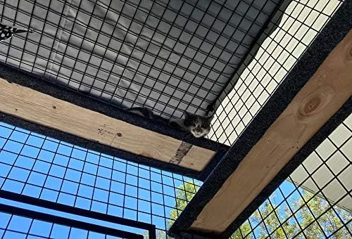 Vista 7 de 8" X 22" X 96" Catio Tower Outdoor Cat Recinto