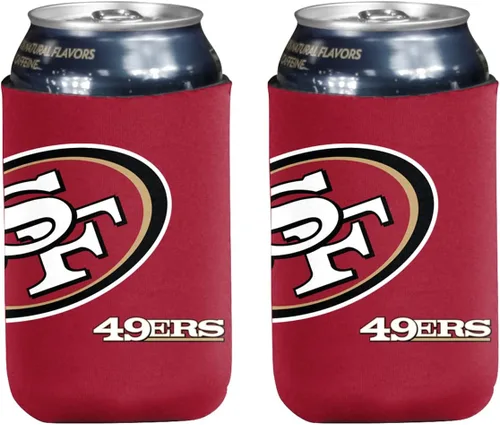 Vista 37 de Soporte aislante para latas y botellas de fútbol americano enfriador de bebidas Huggie (Nueva Orleans (Saints) - Negro) Nueva Orleans (Santos)