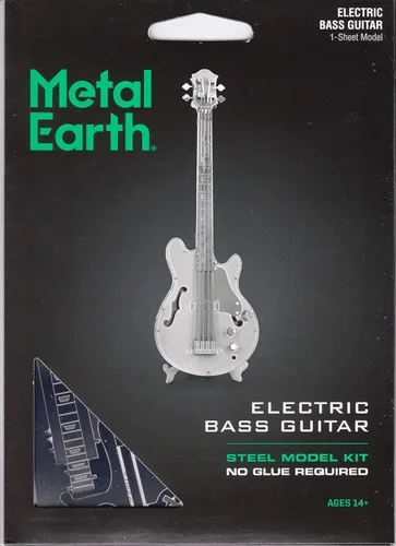 Vista 6 de Metal Earth Kit de modelado de metal 3D para bajo eléctrico