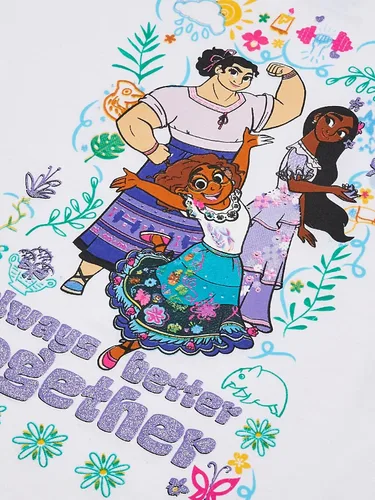 Vista 2 de Disney Girls Encanto Mirabel Isabela Luisa Better Together T-Shirt