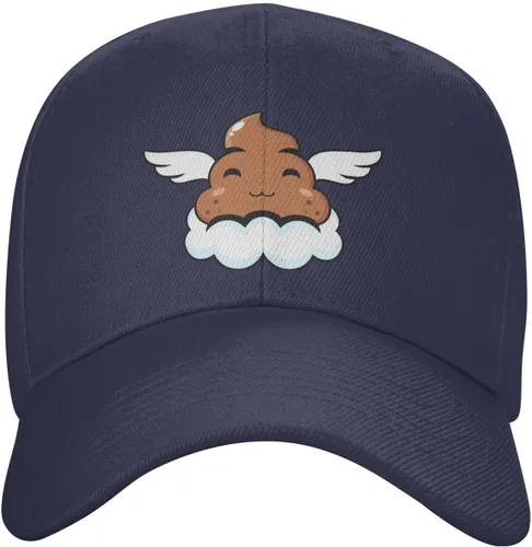 Vista 2 de Cute Angel Poo Baseball Cap for Men Women Classic Solid Color Adjustable Dad Hat