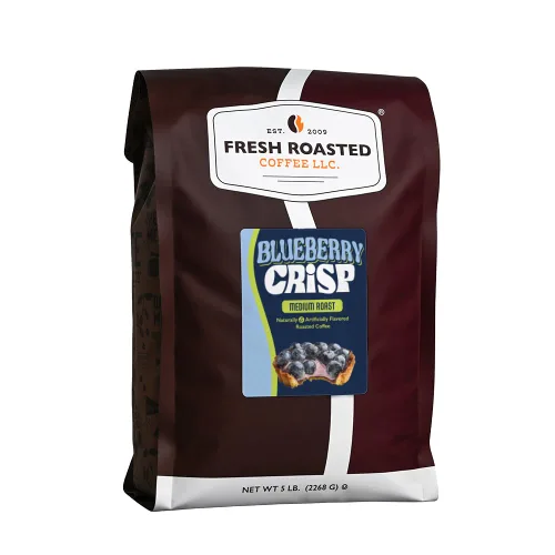 Vista 15 de Fresh Roasted Coffee, Amaretto - Café saborizado, 12 onzas, tostado medio, Kosher, grano entero