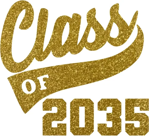 Vista 16 de Senior 2035 Iron On Transfer for Shirts, Black