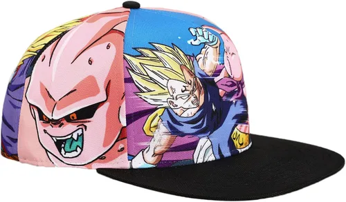 Vista 3 de Dragon Ball Z Majin Buu & Goku - Gorra de béisbol con panel de sublimación, multicolor