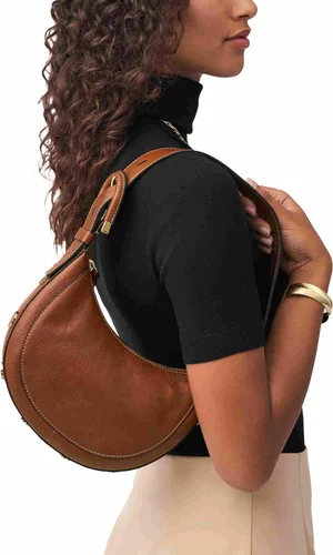 Vista 6 de Fossil Bolso de mano Harwell Crescent de cuero para mujer