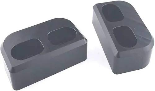 Vista 5 de MANDBOY 1990-2018 Mazda Miata Delrin Un par de bujes de puerta mecanizados CNC negros