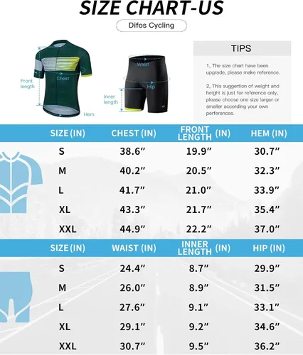 Vista 7 de Men's Cycling Jerseys Short Sleeve MTB Mountain Bike Jersey Honeycomb Breathable Mesh with 3 Pockets