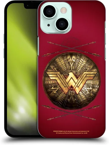 Vista 10 de Head Case Designs Funda rígida con licencia oficial de Wonder Woman Movie Distressed Look Logos compatible con Apple iPhone 13 Mini Aspecto