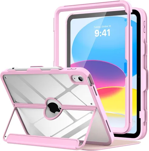 Vista 17 de MoKo Funda para iPad (A16) de 11ª/10ª generación con soporte para lápices A-Azul marino