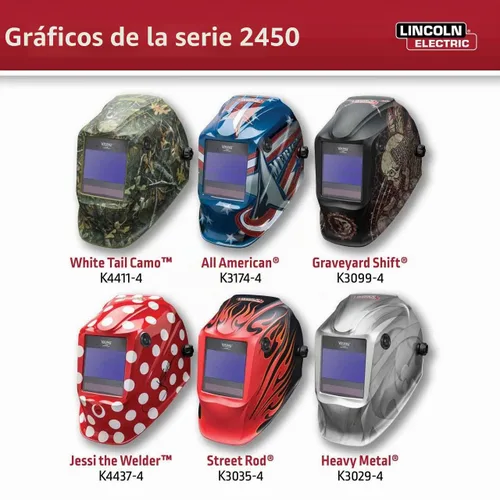 Vista 5 de Casco de soldadura VIKING 3350 All American de Lincoln Electric