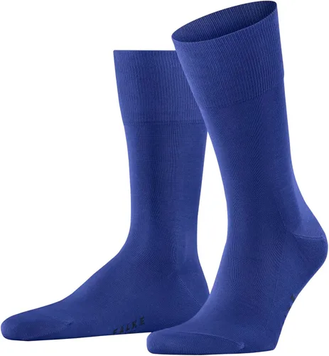 Vista 5 de FALKE Calcetines Tiago de vestir para hombre, algodón sostenible, tripa, 1 par Azul (Arándano)