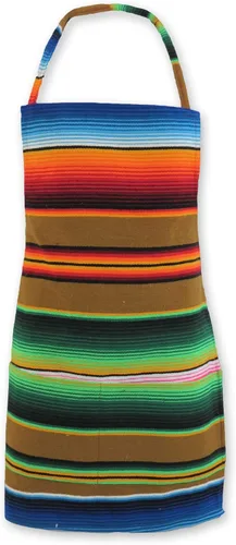 Vista 6 de Leos Imports Delantales mexicanos para adultos, unisex, ajustables con bolsillos, ideales para cocinar, hornear, asar a la parrilla y más
