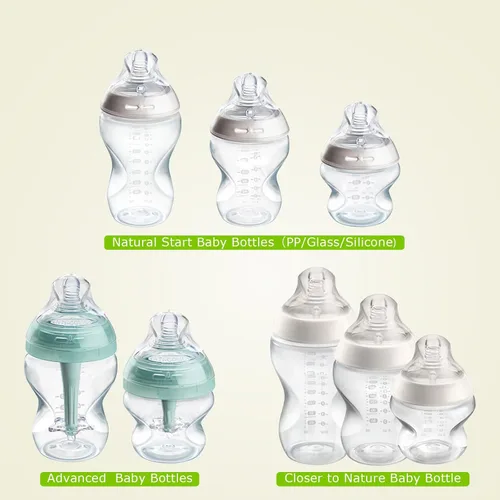 Vista 7 de Paquete de 6 asas de biberón para biberones Tommee Tippee, soporte de botella de fácil agarre para recién nacido