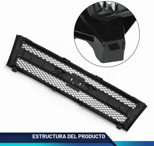 Vista 6 de PIT66 Parrilla delantera compatible con Chevy Silverado 1500 LS LT LTZ WT 2007-2013 /Silverado 1500 Hybrid 2009-2013/Silverado 1500 XFE 2010-2013