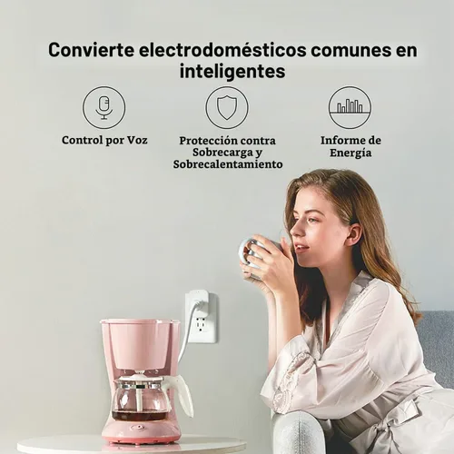 Vista 6 de Aqara Mini interruptor inalámbrico y enchufe Samrt con monitoreo de energía, requiere Aqara Hub, conexión Zigbee, botón inteligente