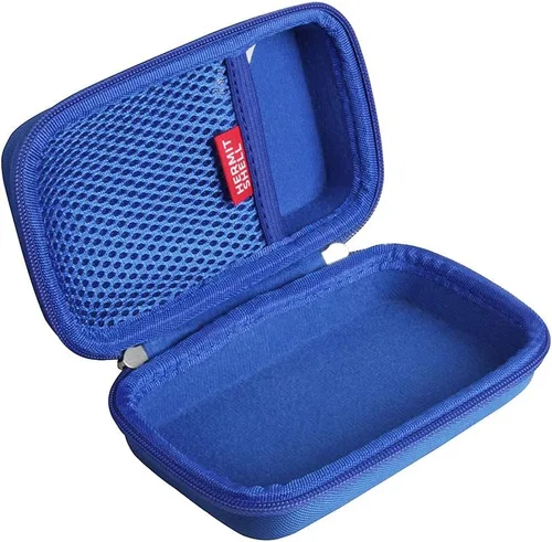 Vista 3 de Hermitshell Estuche de viaje para EASEGMER Kids Handheld Game Reproductor de videojuegos portátil (azul)