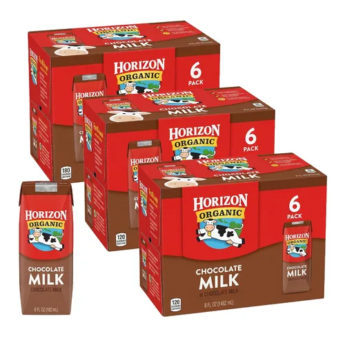 Vista 15 de Horizon Organic Cajas de leche bajas en grasa, fresa, 8 onzas, paquete de 6