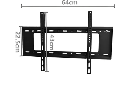 Vista 2 de Soporte fijo de pared para televisores de 40"-80", VESA 200x200 a 23.622x15.748 in, soporta hasta 165.3 lbs, fácil instalación, se adapta a