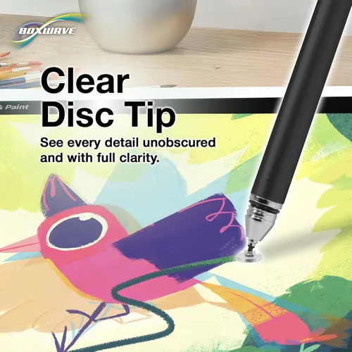 Vista 5 de BoxWave Lápiz óptico compatible con Chuwi MiniBook X – FineTouch - Lápiz capacitivo superpreciso, color negro azabache